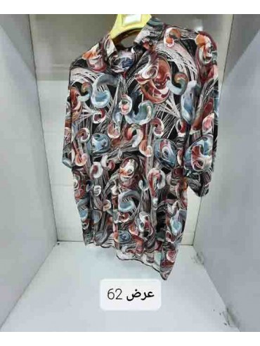 پیراهن هاوایی سایز بزرگ کد 468